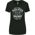 A Qualified Zoologist Looks Like Womens Wider Cut T-Shirt Black