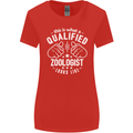 A Qualified Zoologist Looks Like Womens Wider Cut T-Shirt Red