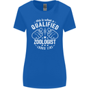 A Qualified Zoologist Looks Like Womens Wider Cut T-Shirt Royal Blue