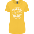 A Qualified Zoologist Looks Like Womens Wider Cut T-Shirt Yellow