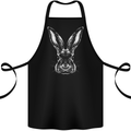 A Rabbit Head Cotton Apron 100% Organic Black