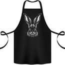 A Rabbit Head Cotton Apron 100% Organic Black