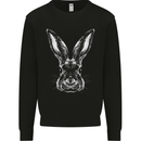 A Rabbit Head Kids Sweatshirt Jumper Black
