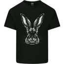 A Rabbit Head Kids T-Shirt Childrens Black