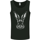 A Rabbit Head Mens Vest Tank Top Black