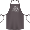 A Raccoon with an Eyepatch Cotton Apron 100% Organic Dark Grey