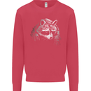 A Raccoon with an Eyepatch Kids Sweatshirt Jumper Heliconia