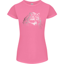 A Raccoon with an Eyepatch Womens Petite Cut T-Shirt Azalea