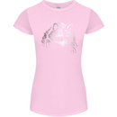 A Raccoon with an Eyepatch Womens Petite Cut T-Shirt Light Pink