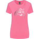 A Raccoon with an Eyepatch Womens Wider Cut T-Shirt Azalea