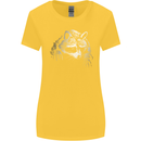 A Raccoon with an Eyepatch Womens Wider Cut T-Shirt Yellow