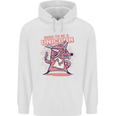 A Rat Born To Be a Unicorn Funny Childrens Kids Hoodie White