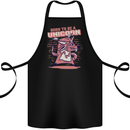 A Rat Born To Be a Unicorn Funny Cotton Apron 100% Organic Black