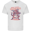A Rat Born To Be a Unicorn Funny Mens Cotton T-Shirt Tee Top White