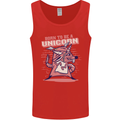 A Rat Born To Be a Unicorn Funny Mens Vest Tank Top Red