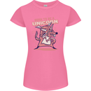 A Rat Born To Be a Unicorn Funny Womens Petite Cut T-Shirt Azalea