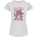 A Rat Born To Be a Unicorn Funny Womens Petite Cut T-Shirt White