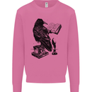 A Raven Reading a Book Literature Mens Sweatshirt Jumper Azalea