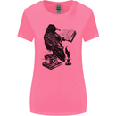 A Raven Reading a Book Literature Womens Wider Cut T-Shirt Azalea