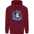 A Reggae Shark Childrens Kids Hoodie Maroon