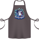 A Reggae Shark Cotton Apron 100% Organic Dark Grey