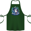 A Reggae Shark Cotton Apron 100% Organic Forest Green