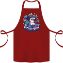 A Reggae Shark Cotton Apron 100% Organic Maroon
