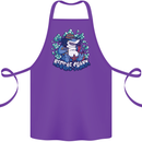 A Reggae Shark Cotton Apron 100% Organic Purple