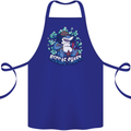 A Reggae Shark Cotton Apron 100% Organic Royal Blue