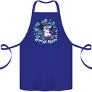 A Reggae Shark Cotton Apron 100% Organic Royal Blue