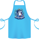 A Reggae Shark Cotton Apron 100% Organic Turquoise