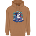 A Reggae Shark Mens 80% Cotton Hoodie Caramel Latte