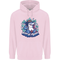 A Reggae Shark Mens 80% Cotton Hoodie Light Pink