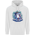 A Reggae Shark Mens 80% Cotton Hoodie White