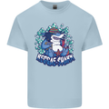 A Reggae Shark Mens Cotton T-Shirt Tee Top Light Blue