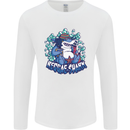 A Reggae Shark Mens Long Sleeve T-Shirt White