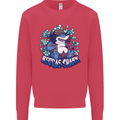 A Reggae Shark Mens Sweatshirt Jumper Heliconia
