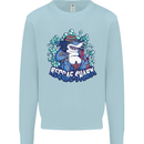 A Reggae Shark Mens Sweatshirt Jumper Light Blue