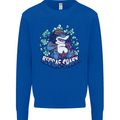 A Reggae Shark Mens Sweatshirt Jumper Royal Blue