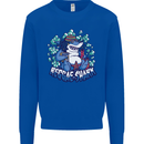 A Reggae Shark Mens Sweatshirt Jumper Royal Blue