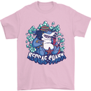 A Reggae Shark Mens T-Shirt Cotton Gildan Light Pink