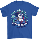 A Reggae Shark Mens T-Shirt Cotton Gildan Royal Blue