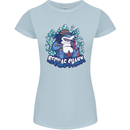 A Reggae Shark Womens Petite Cut T-Shirt Light Blue