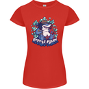 A Reggae Shark Womens Petite Cut T-Shirt Red
