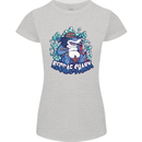 A Reggae Shark Womens Petite Cut T-Shirt Sports Grey