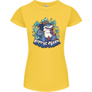 A Reggae Shark Womens Petite Cut T-Shirt Yellow