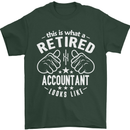 A Retired Accountant Looks Like Mens T-Shirt Cotton Gildan Forest Green