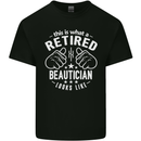A Retired Beautician Looks Like Mens Cotton T-Shirt Tee Top Black
