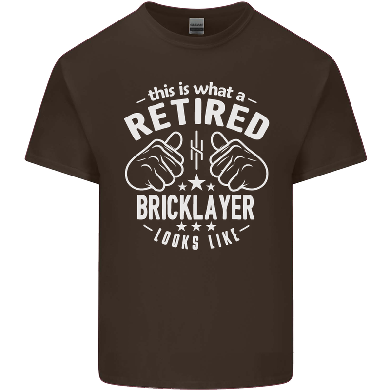 A Retired Bricklayer Looks Like Mens Cotton T-Shirt Tee Top Dark Chocolate