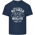 A Retired Bricklayer Looks Like Mens Cotton T-Shirt Tee Top Navy Blue